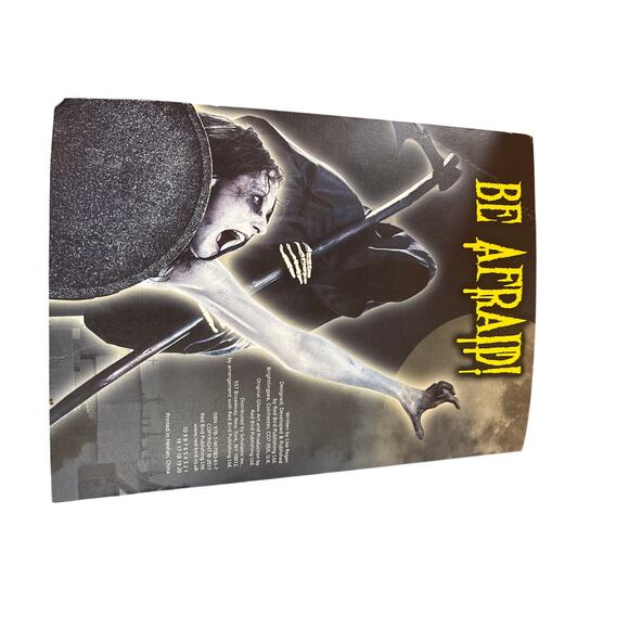 Glow in the Dark Be Afraid! 2017 Holographic Halloween Book 8.5x11 Paperback - Picture 3 of 11